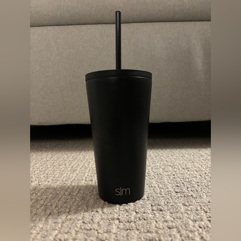 Simply Modern insulated tumbler with lid and straw